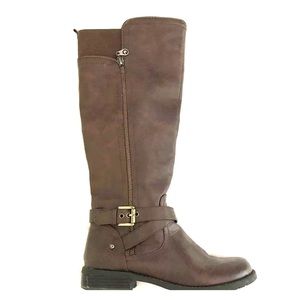 guess tall brown boots